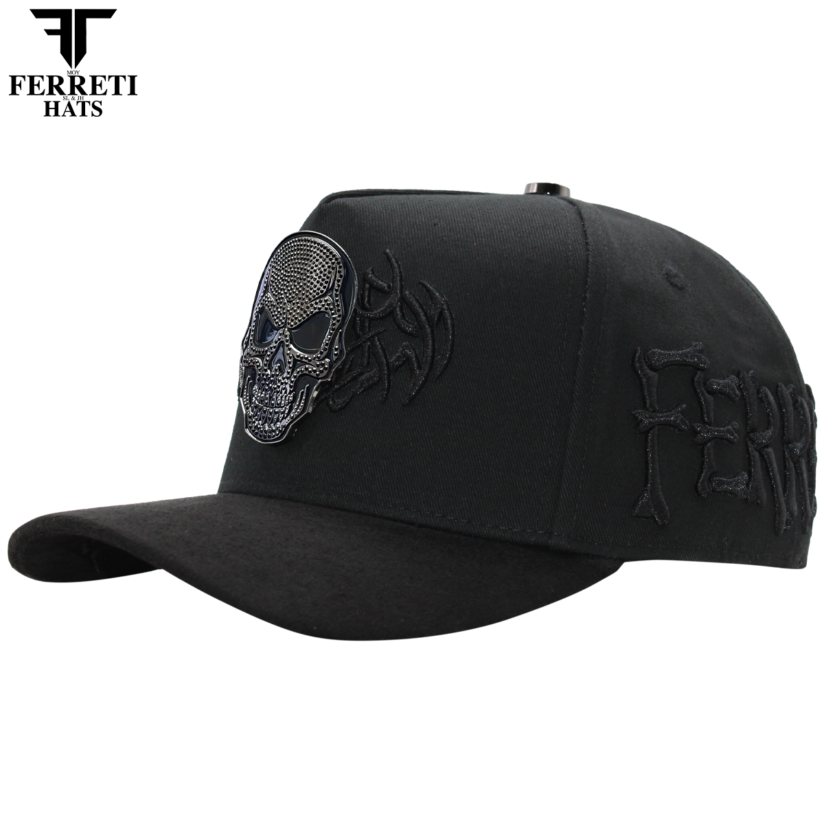 FERRETI HATS PREMIUM FT186 Diamond Skull