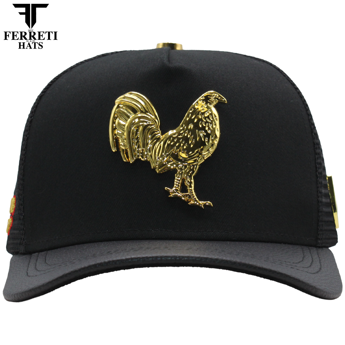 FERRETI HATS PREMIUM FT192 Mr. Gallo Malla Negro