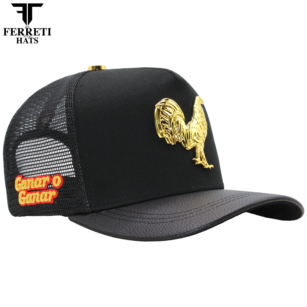 FERRETI HATS PREMIUM FT192 Mr. Gallo Malla Negro