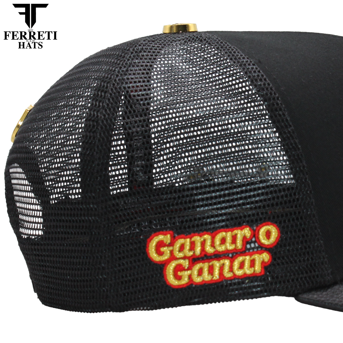 FERRETI HATS PREMIUM FT192 Mr. Gallo Malla Negro