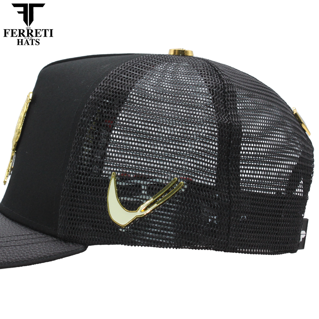 FERRETI HATS PREMIUM FT192 Mr. Gallo Malla Negro
