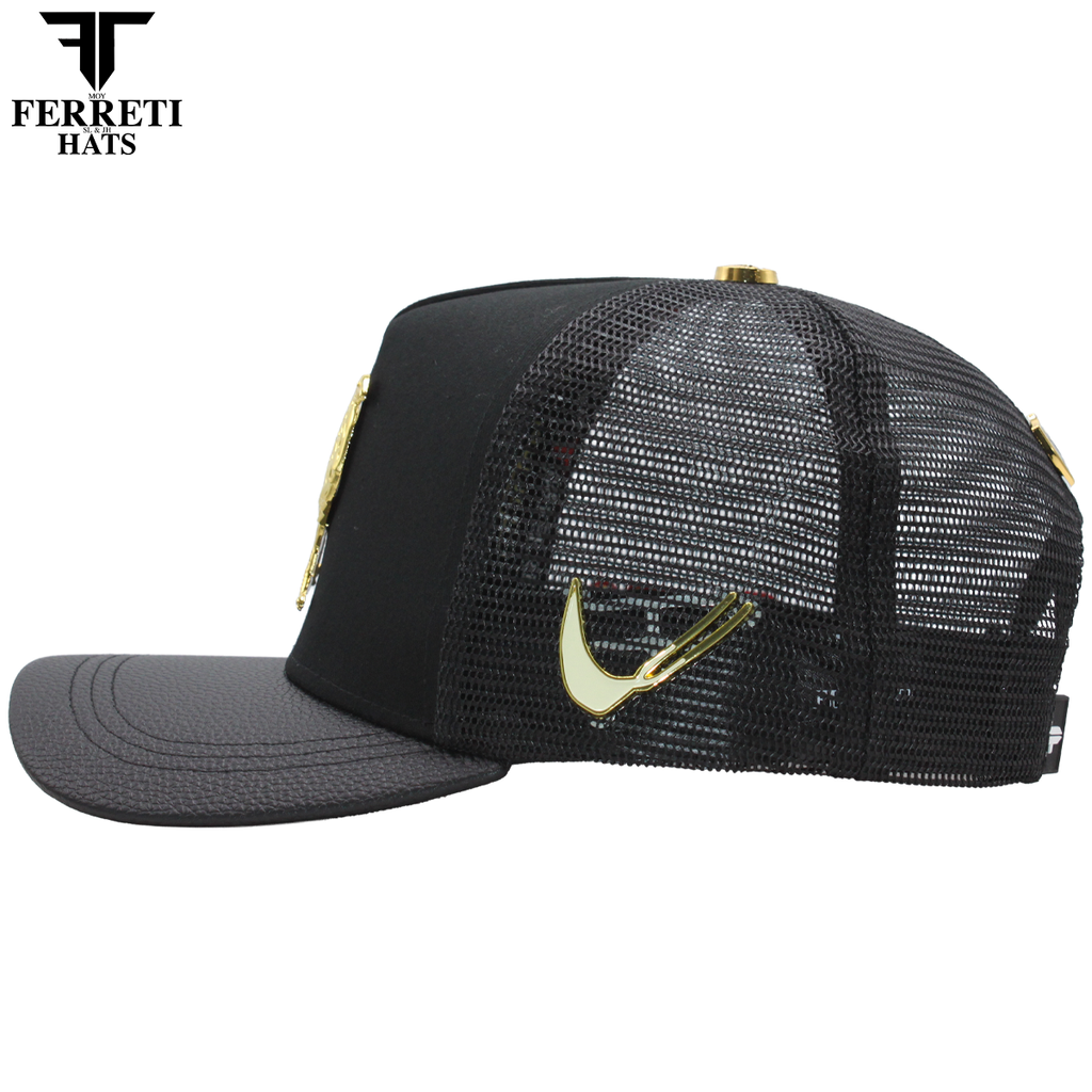 FERRETI HATS PREMIUM FT192 Mr. Gallo Malla Negro