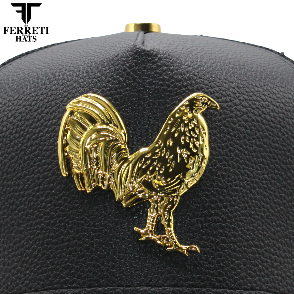 FERRETI HATS PREMIUM FT192 Mr. Gallo Malla Negro Piel Sintetica