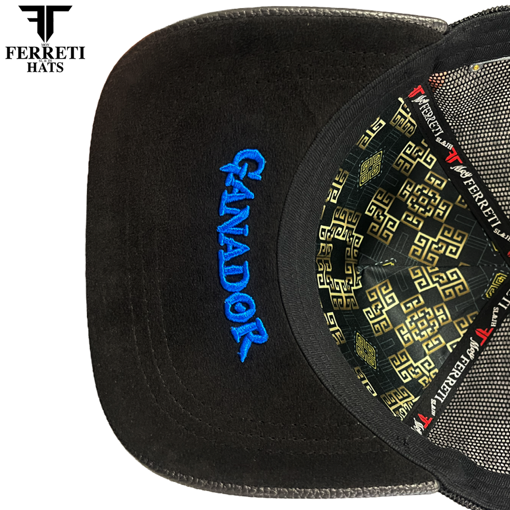 FERRETI HATS PREMIUM FT192 Mr. Gallo Malla Negro Piel Sintetica