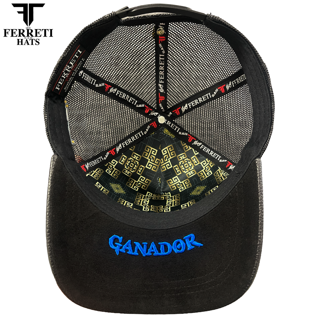 FERRETI HATS PREMIUM FT192 Mr. Gallo Malla Negro Piel Sintetica