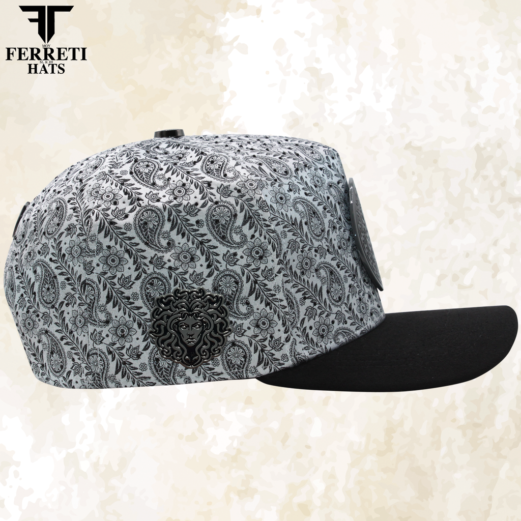 FERRETI HATS PREMIUM FT201 Medusa Platinum