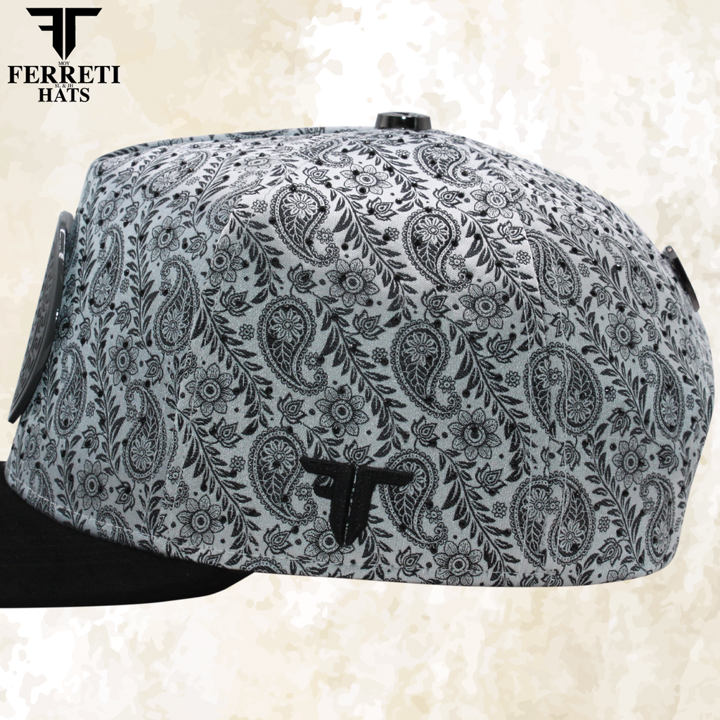 FERRETI HATS PREMIUM FT201 Medusa Platinum
