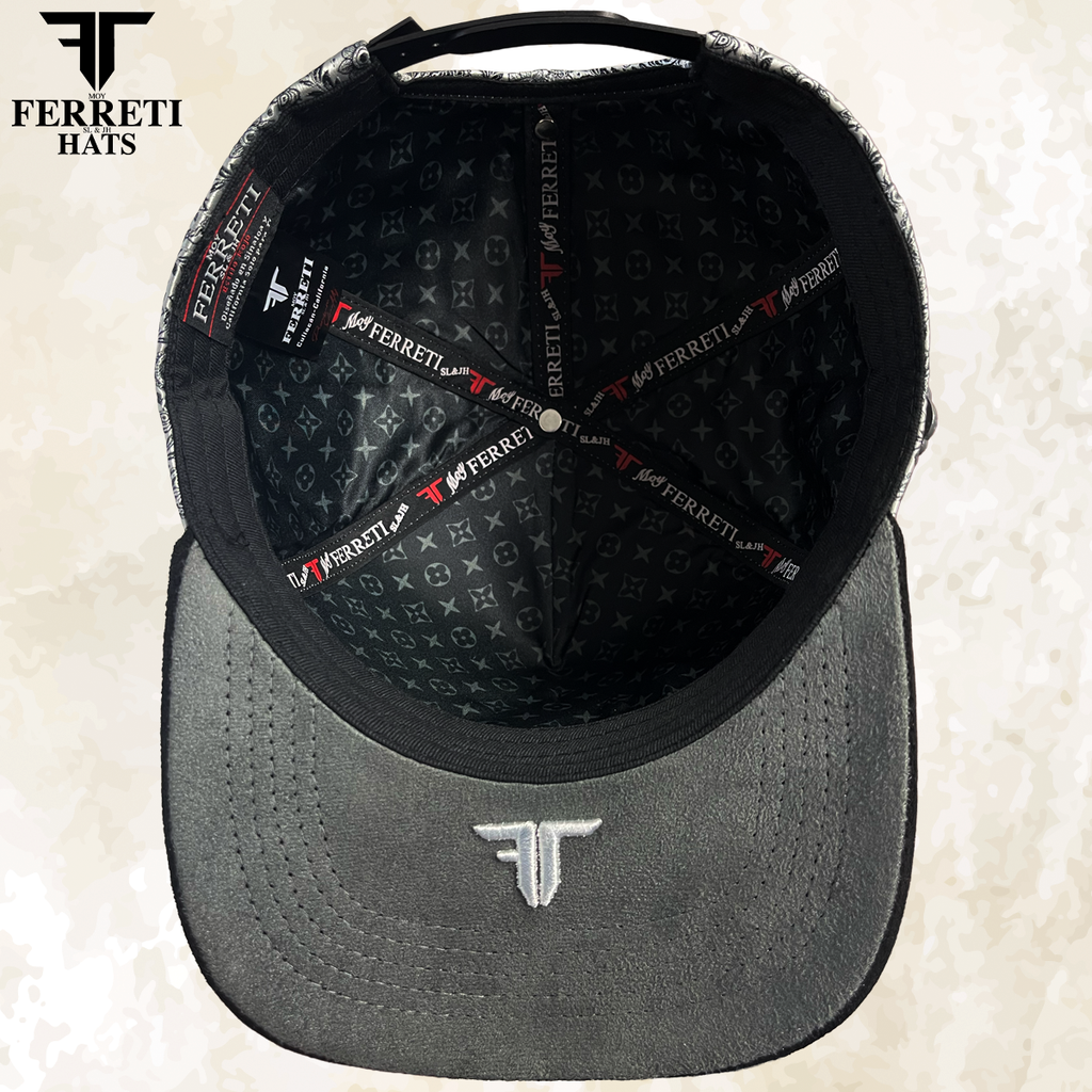 FERRETI HATS PREMIUM FT201 Medusa Platinum